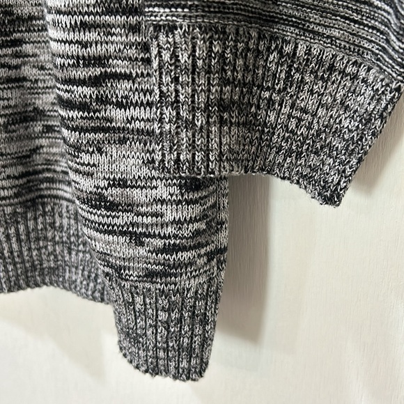 INC MENS MARLED HODDIE POLL OVER SWEATER LONG SLEEVE GREY UNISEX SIZE XL - Picture 6 of 10